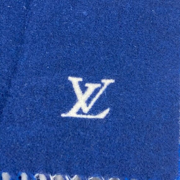 LOUIS VUITTON Echarpes Monogram Check Block fringe Scarf - Picture 4 of 9